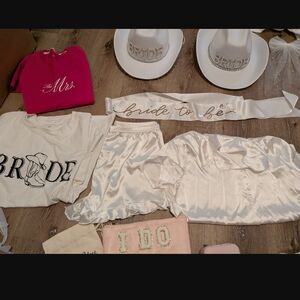 Bride and Bridal Party Apparel Set